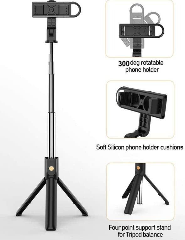 R1s Bluetooth Selfie Stick Tripod